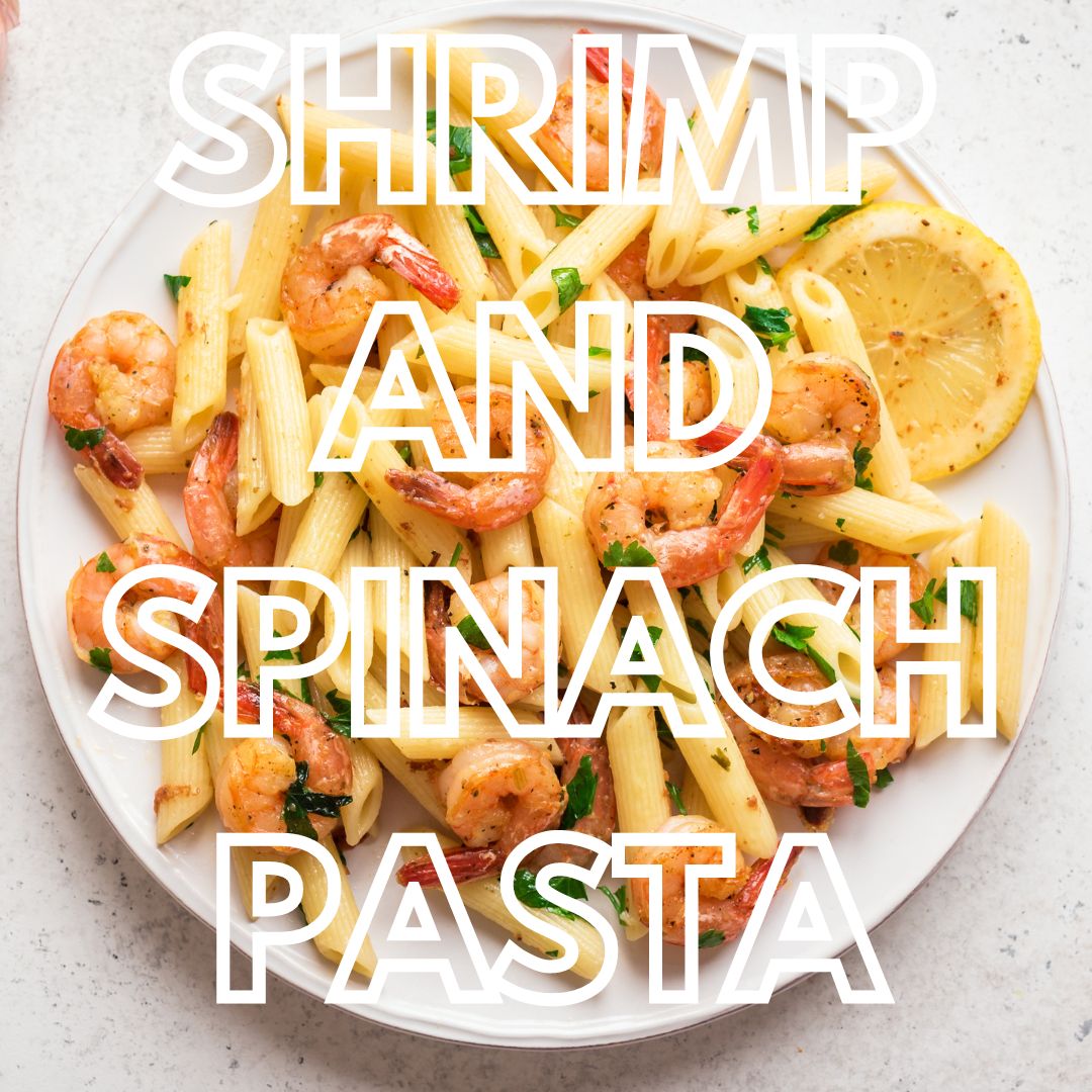 Shrimp and Spinach Pasta
&ndash; Uncle Dibbz