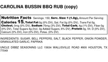 Load image into Gallery viewer, CAROLINA BUSSIN' BBQ RUB