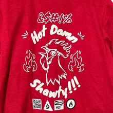 Load image into Gallery viewer, HOT DAMN RED UNISEX T-SHIRT