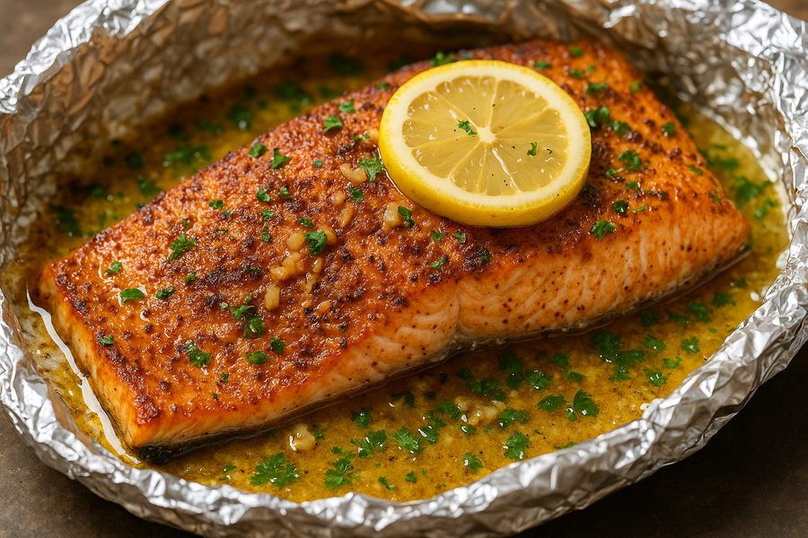 Salmon Foil Packs