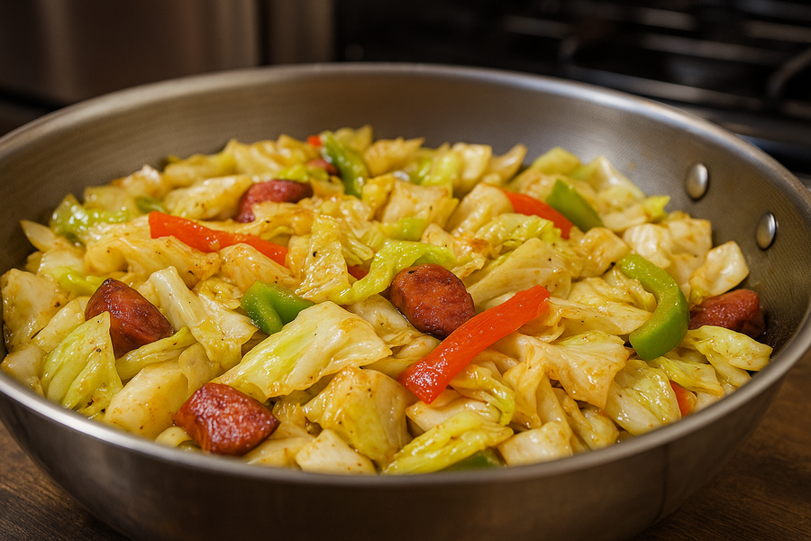 Lite Fried Cabbage