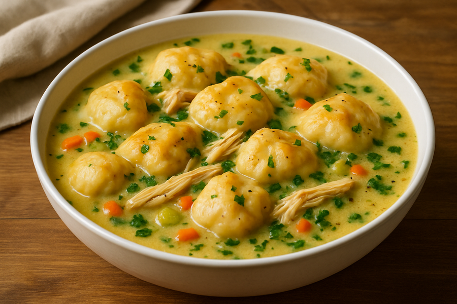 Easy Chicken and Dumplings