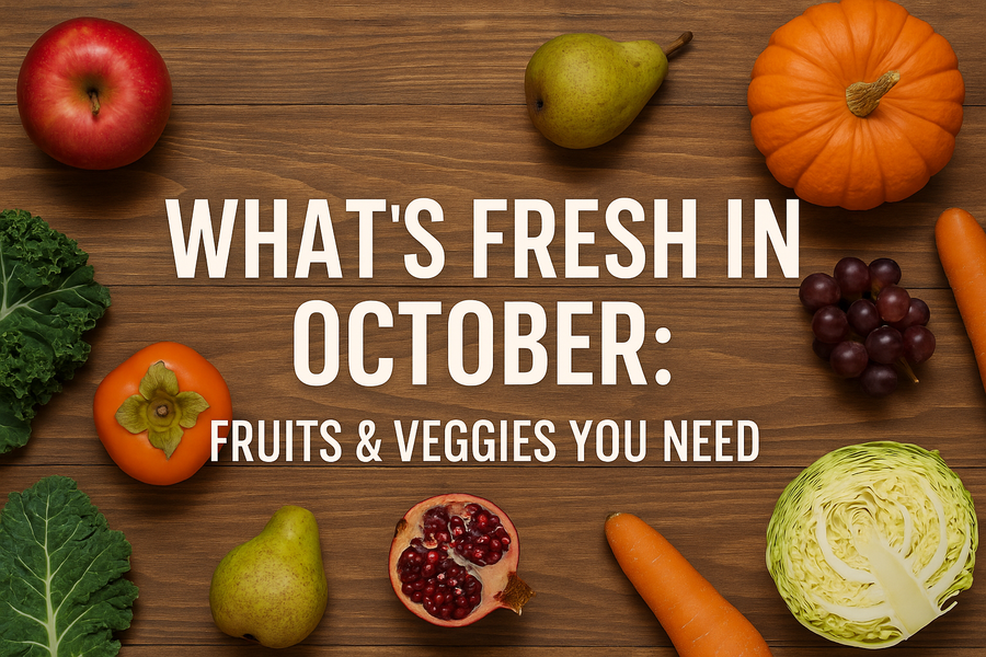 What’s Fresh in October: Fruits &amp; Veggies You Need