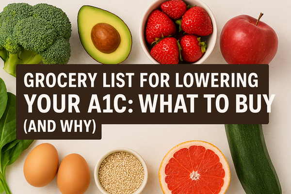 Grocery List for Lowering Your A1C: What to Buy (and Why)