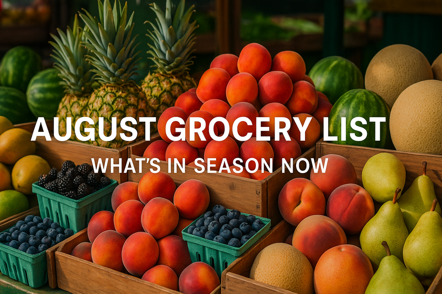 August Grocery List: What’s In Season Now