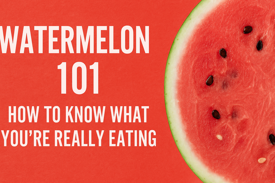Watermelon 101: How to Know What You’re Really Eating