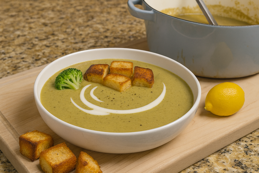 Broccoli & White Bean Soup
