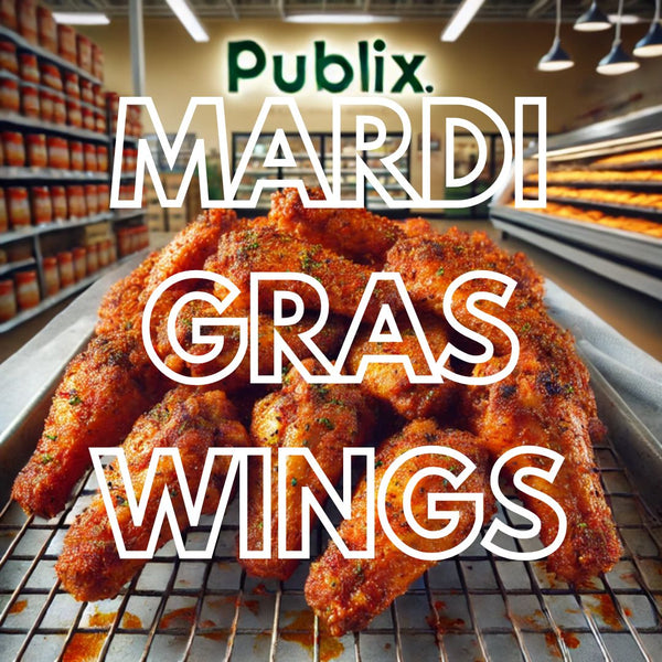 Mardi Gras Wings (Publix-Style)