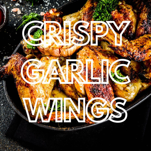 Crispy Garlic Chicken Wings