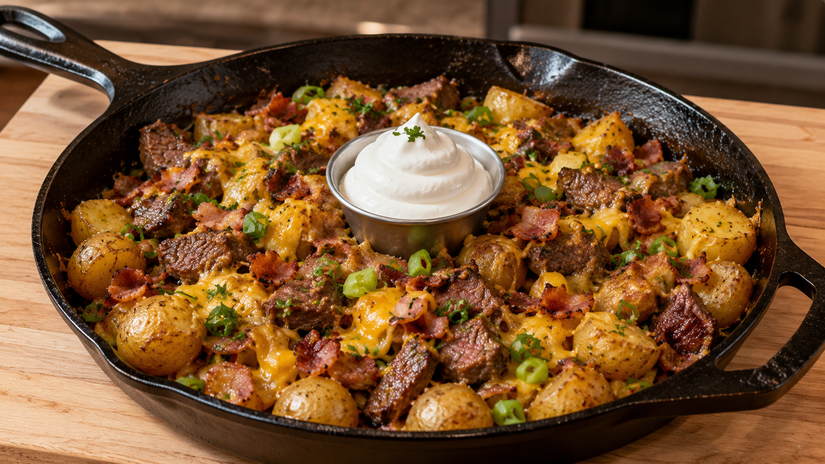 Loaded Steak Potato Skillet – Uncle Dibbz