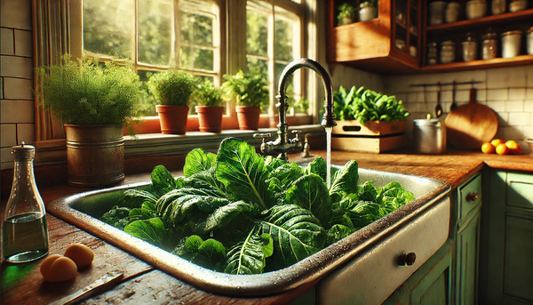 The Fine Art of Washing Collard Greens: A Tradition Revisited