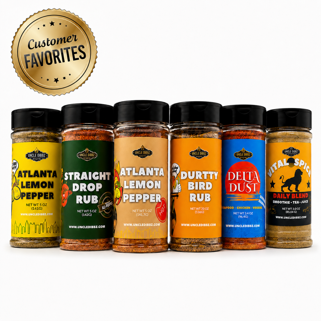 Flavor Flight 6-Pack | Uncle Dibbz Customer Favorites Bundle
