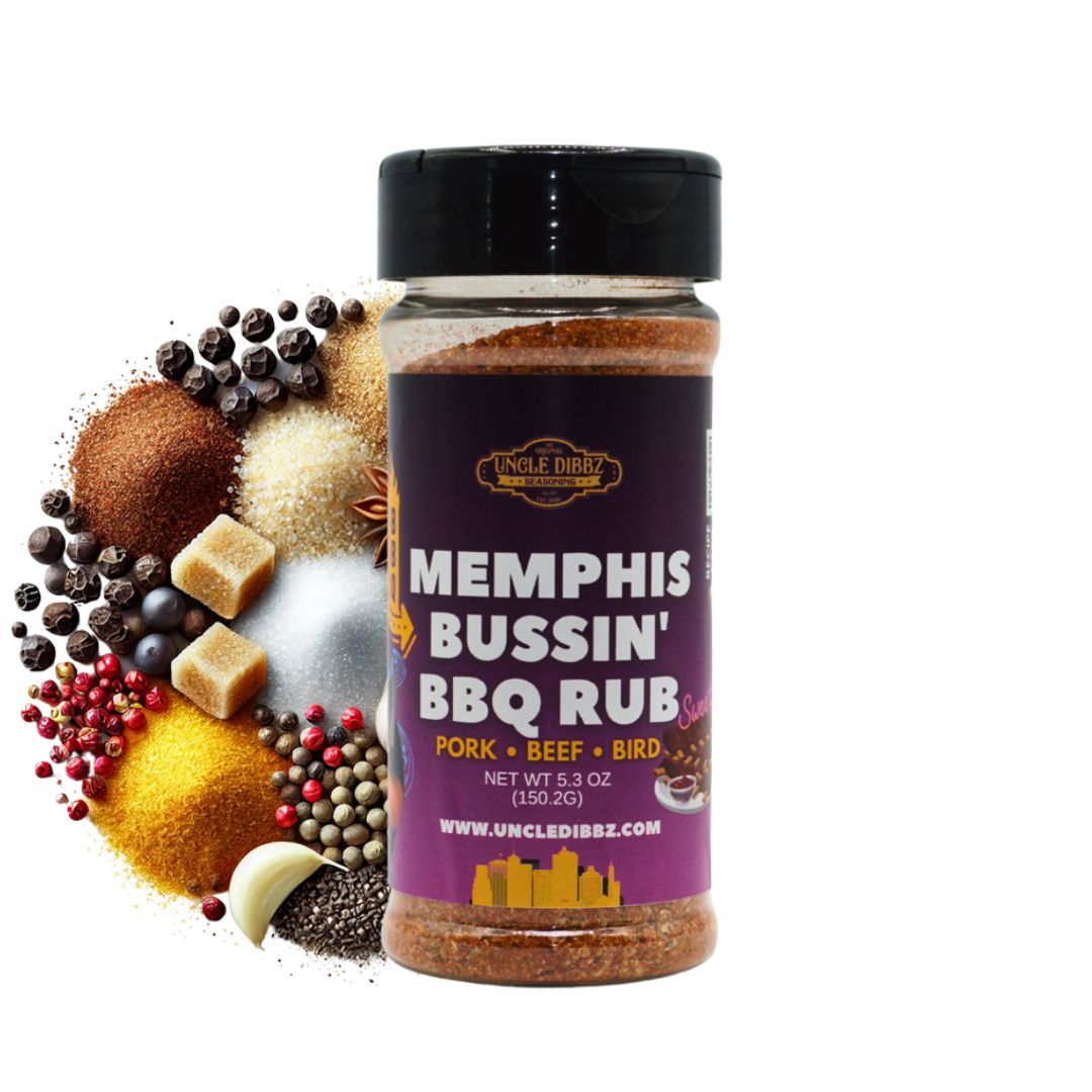 MEMPHIS BUSSIN' BBQ RUB – Uncle Dibbz